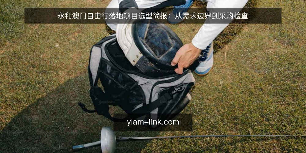 永利澳门自由行落地项目选型简报:从需求边界到采购检查 — 需求边界:先界定项目范围 配图